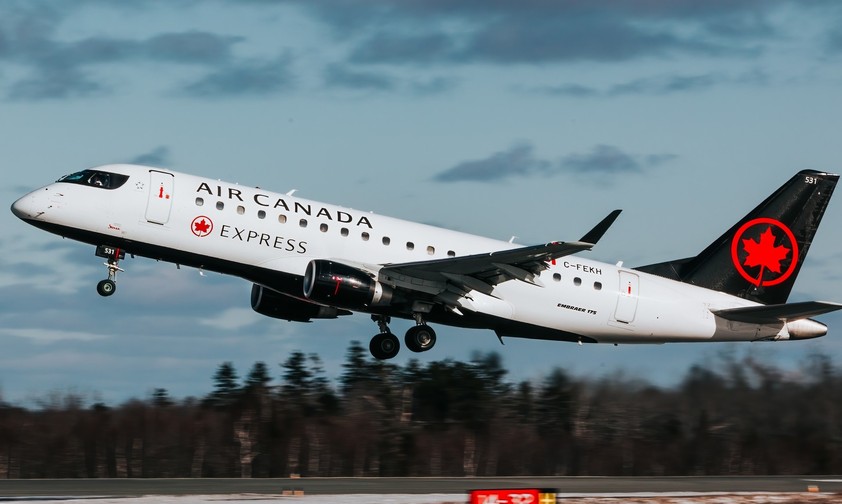 Embraer E175 von Air Canada Jazz: Unangenehme Begegnung in New York.