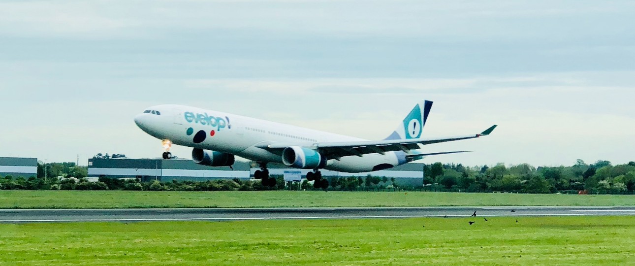 Airbus A330 von Evelop: Bisher nur Charterflüge.