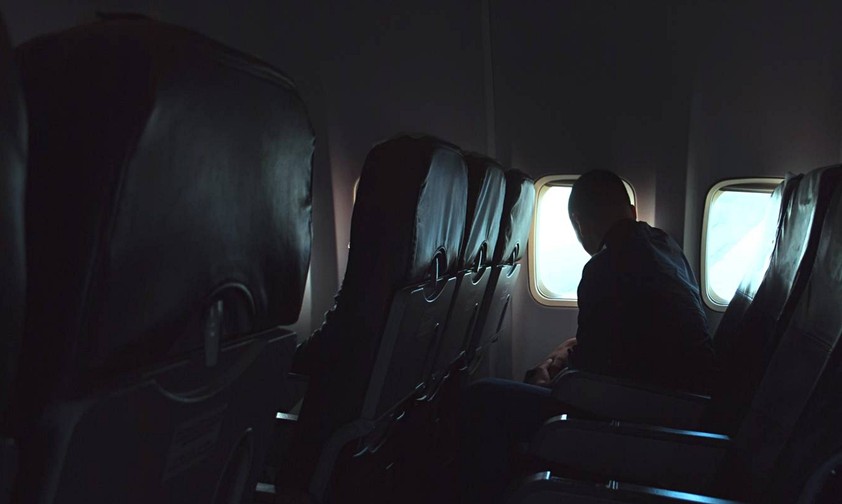 Passagier im Flugzeug: Manchmal wird einer vergessen.