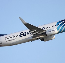 Boeing 737-800 von Egypt Air: Das Modell der Wahl Richtung Moskau.