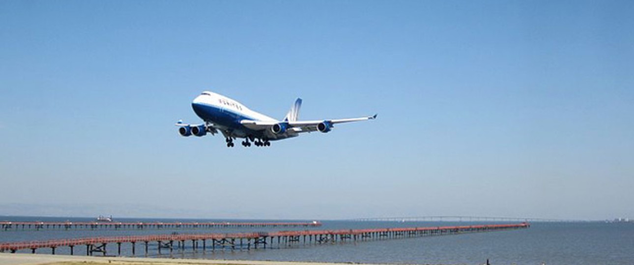 Landeanflug auf San Francisco: Empfohlen mit GPS.