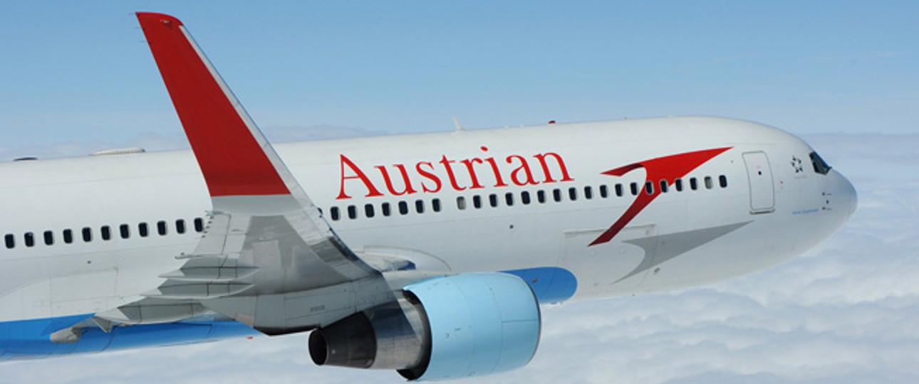 Boeing 767 von Austrian Airlines: Die Maschine musste ungeplant in St. Johns landen.