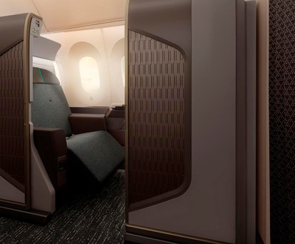 Suite von Oman Air: Aus First Class wird Business Studio.