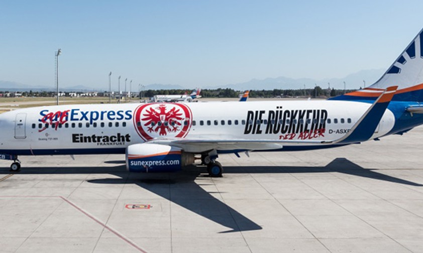 Ein älteres Design auf der D-ASXB.