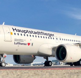 Die D-AINZ wird zum Hauptstadtflieger