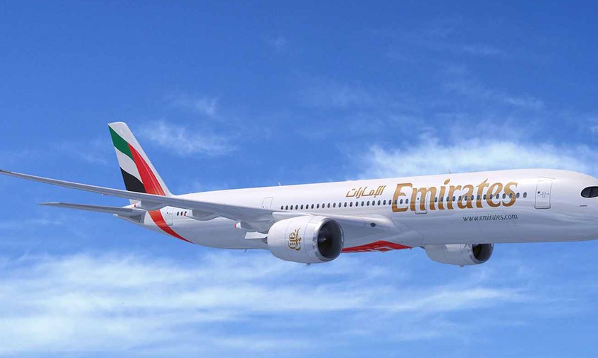 Airbus A350 in den Farben von Emirates: Die Flotte wächst um ein Modell.