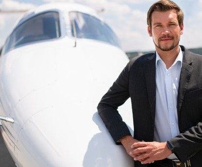 Florian Kohlmann, Geschäftsführer von Augsburg Air Service GmbH