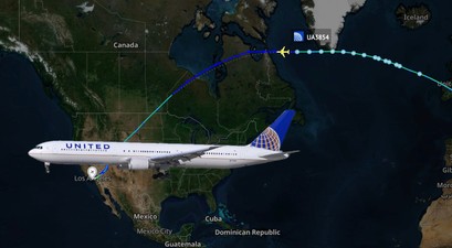 boeing 767 united airlines zuerich los angeles