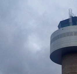 Tower in Kassel Calden: Nocht nicht so viel zu tun