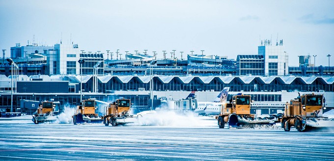 <strong>Platz 10:</strong> Minneapolis-Saint Paul International Airport (USA). 6186 Vernetzungen im September 2020 (62 Prozent Abfall).