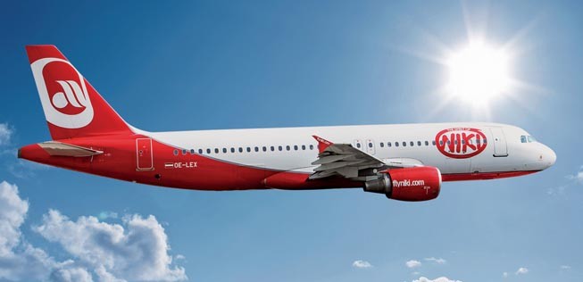 Airbus A320 von Niki: An Bord der Maschine kam es zu tumultartigen Szenen.