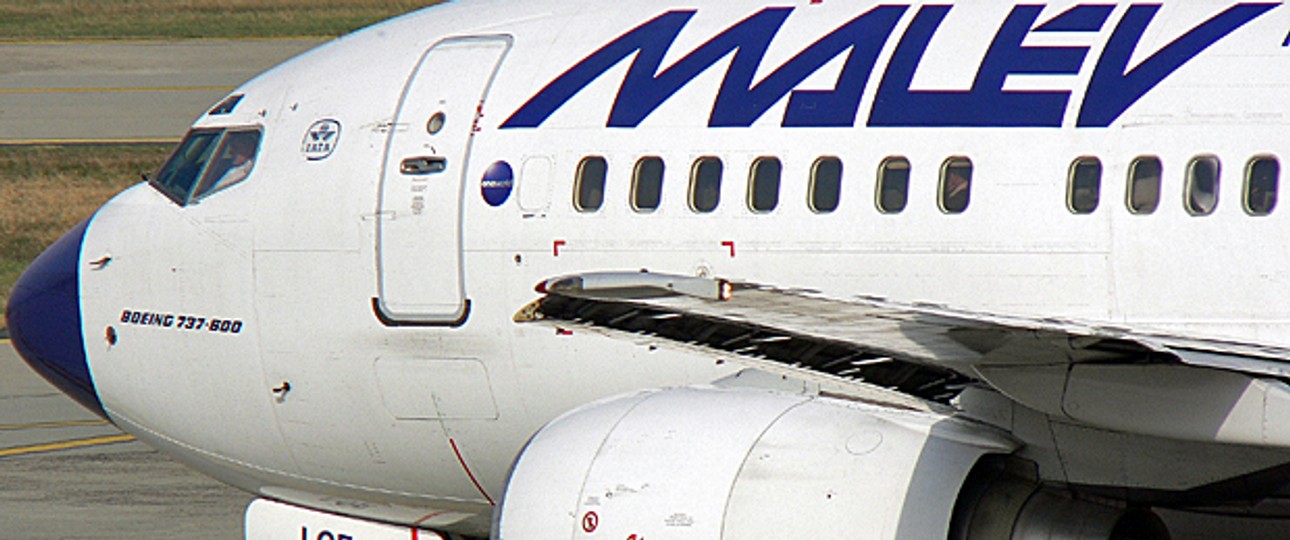 Boeing 737 der Malev: Die Airline war quasi liquide.