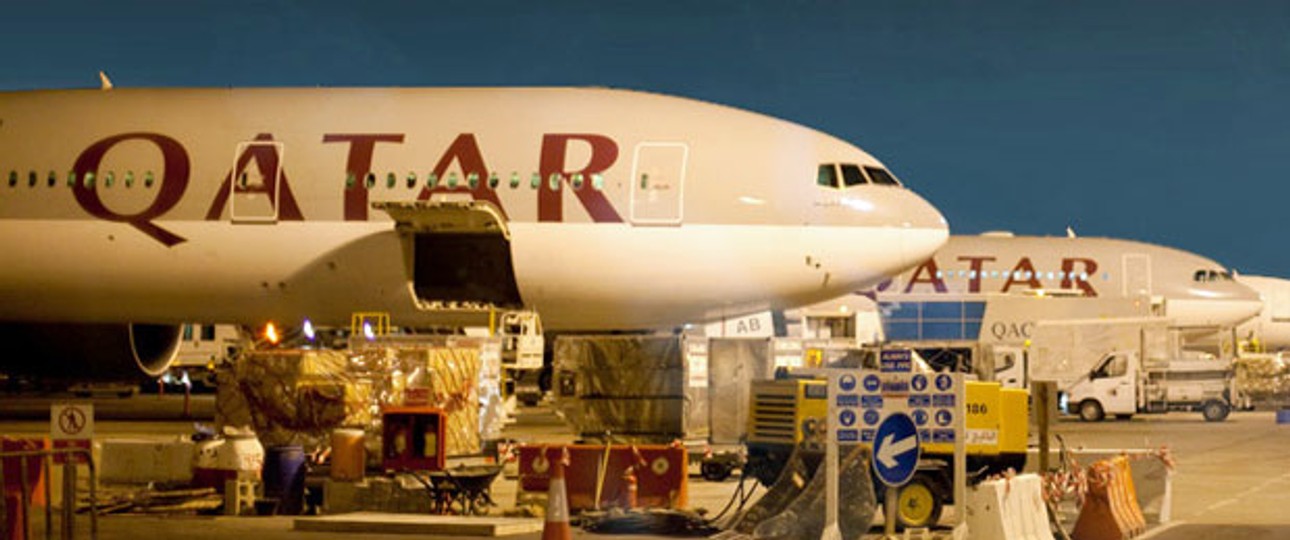 B777 von Qatar: Attraktives Mitglied.