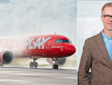 A320 Neo von Play und Airline-Chef Einar Örn Ólafssons: Reine Airbus-Flotte.