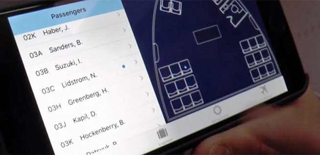 Auch das Personal könnte die App nutzen, um Informationen über Passagiere zu erhalten.