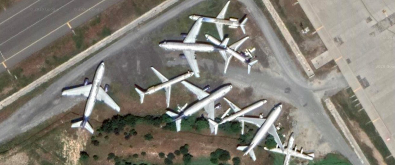 Neun auf dem Vorfeld des Flughafen Atatürk geparkte Maschinen stehen nun zum Verkauf.