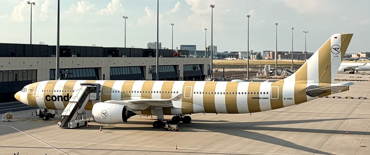 Airbus A330 Neo von Condor am Flughafen Frankfurt: Die Flotte wächst.