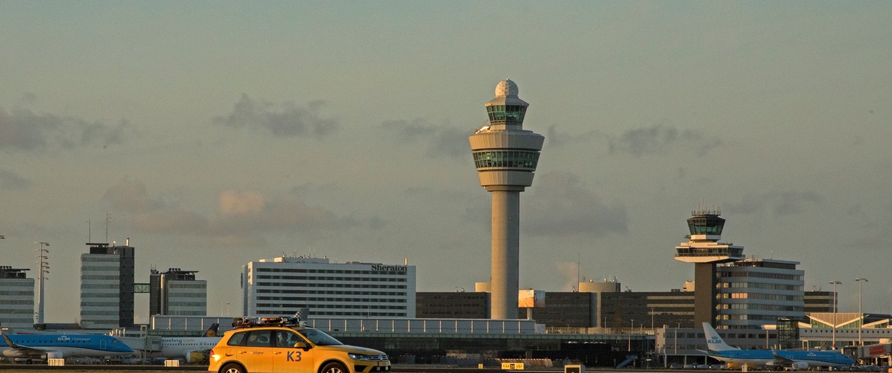 Flughafen Amsterdam: Keine Starts und Landungen.