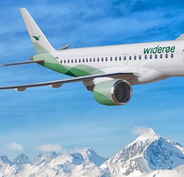 E190-E2 von Wideroe: Schon bald bei der Airline.