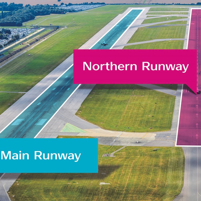 Nördliche Runway wird 12 Meter verschoben und soll nur für Starts genutzt werden.