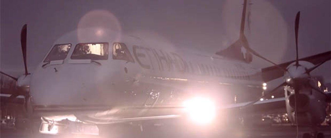 Saab 2000 von Etihad Regional: Bald unterbeschäftigt.