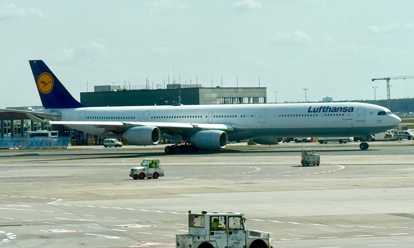 Airbus A340-600 von Lufthansa: Im Januar ist Schluß.