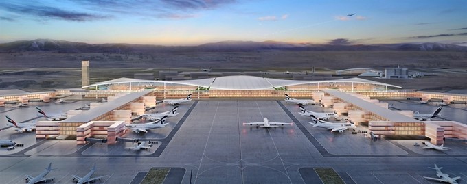 Ein Blick in die Zukunft: Mit dem geplanten Iranshahr Terminal soll der Flughafen eines Tages so aussehen.
