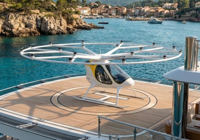 Der neue Volocopter soll vorrangig für kurze Strecken im Einsatz sein. 