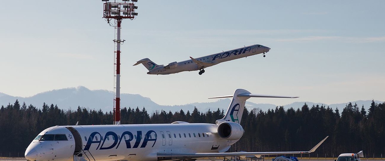 Jets von Adria Airways: Die Airline verspricht weniger Flugausfälle.