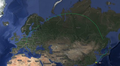 eva air muenchen ueber russland