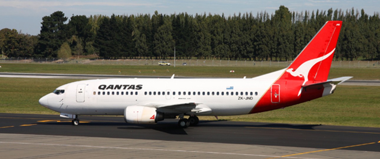 Boeing 737 von Qantas: War vorne zu schwer und hinten zu leicht.