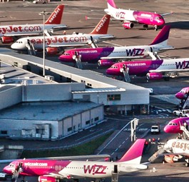 Wizz Air in London Luton: Jetzt will der Billigflieger hier einen Airbus stationieren.