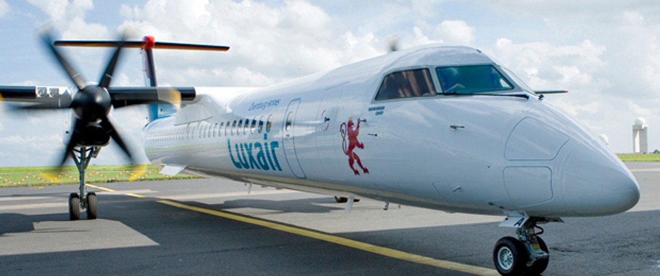 Bombardier Dash Q400 von Luxair: Flug in die roten Zahlen.
