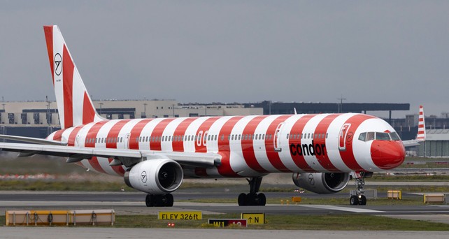Die D-ABOM: Die Boeing 757 hatte ihren letzten regulären Einsatz bei Condor.