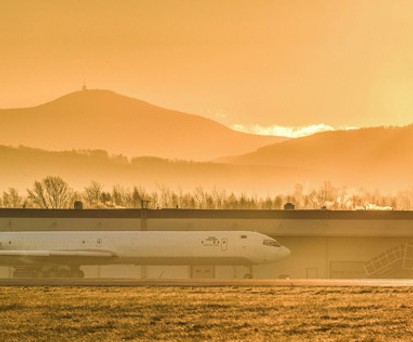 Die Ilyushin IL-62 M, die von Stockholm nach Caracas flog.