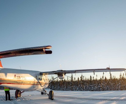De Havilland Canada DHC-6-300 von Air Tindi: In der Tundra bruchgelandet.