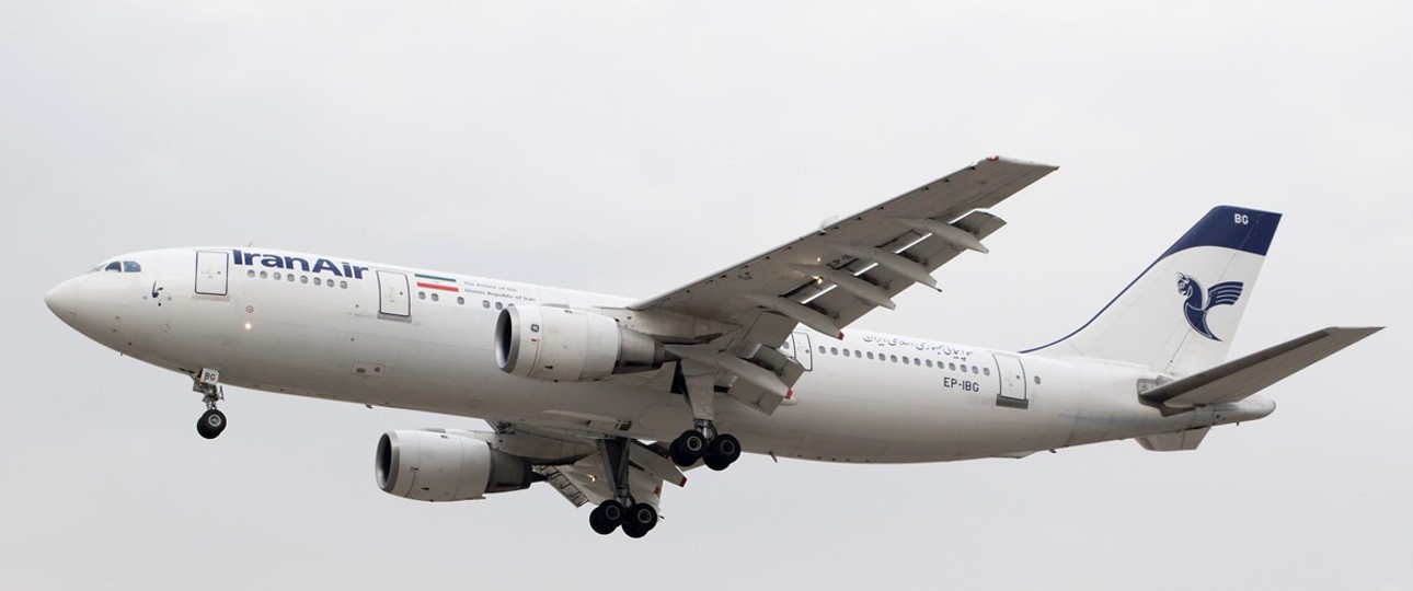 Der Airbus A300 mit dem Kennzeichen EP-IBG von Iran Air, hier im Jahr 2014: Macht er aktuell nur Pause?