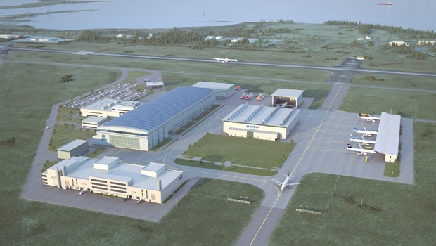 Bis ins Jahr 2018 glaubt Airbus 40 bis 50 Flugzeuge pro Jahr im neuen Endomtagewerk bauen zu können.