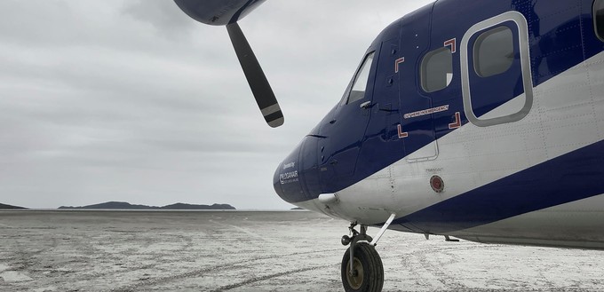 Marc Heiden ist begeistert von der Landung auf dem Strand von Barra. Den Flug zur schottischen Insel kann die aeroTELEGRAPH-Crew <a href="https://www.aerotelegraph.com/ein-ausflug-zum-spannendsten-flughafen-europas" target="_blank" rel="noopener">übrigens auch empfehlen</a>.