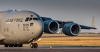 US Air Force C-17 Globmaster: Der Flughafen Ben Gurion in Tel Aviv hat wegen der US Air Force kein Platz mehr.