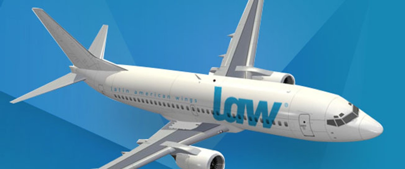 Auftritt von LAW Latin American Wings: Vorerst unterwegs nach Punta Cana.