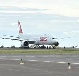 In Astana gestrandete Boeing 777 von Swiss fliegt bereits wieder Gäste