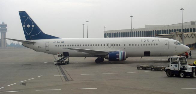 Maschine von Tor Air in Bagdad.