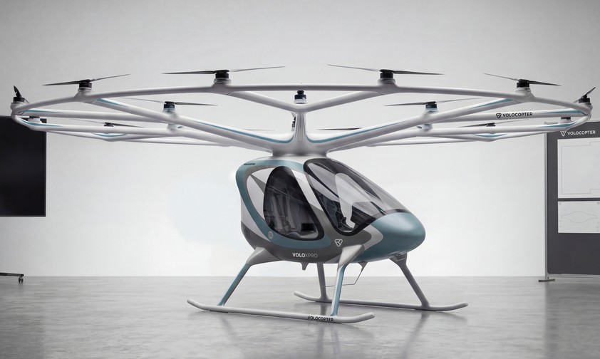 So soll der neue VoloXPro aussehen: Im Herbst will das Unternehmen den neuen Evtol den ersten Kunden zeigen.  