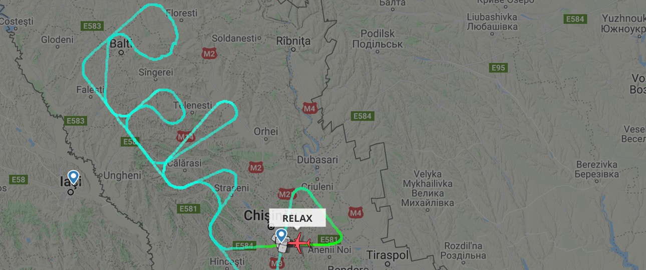 Der Flug des Airbus A321: Klare Botschaft.