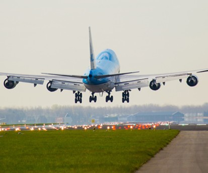 Flugzeug von KLM: Muss Russland nicht umfliegen.