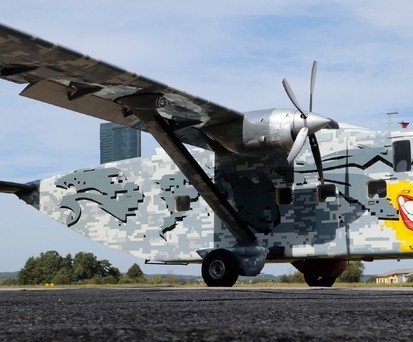 Short SC.7 Skyvan: Der Flieger mit dem Kennzeichen OE-FDN ist eine von vier Skyvans ...