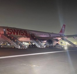 Der Airbus A330 von Swiss nach der Evakuierung in Delhi: Es gibt erste Erkenntnisse.