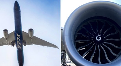 Boeing 777X und das riesige Triebwerk GE9X: Bald wieder in der Luft?