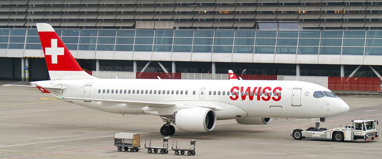 Airbus A220 von Swiss: Flieg von Sylt nach Hamburg.